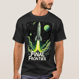 Retro Space Rocket Launch - Vintage Space Explorat T-Shirt