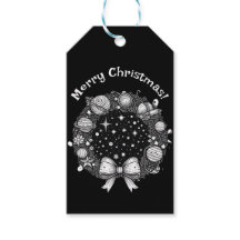 Retro Space-Themed Gift Tag | Cosmic Holiday Style