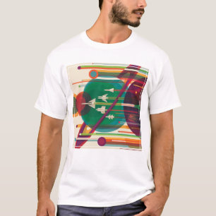 Retro Space Travel Poster- Solar System Grand Tour T-Shirt