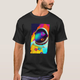 Retro Spaceman Astronaut Vintage Psychedelic Tripp T-Shirt
