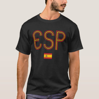 Retro Spain Flag Spanish Pride Vintage Spain T-Shirt