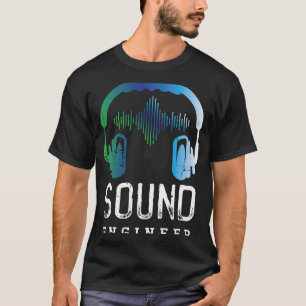 Retro Speakers Music Audio Engineering Sound Engin T-Shirt