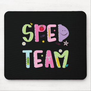 Retro Special Education Squad Groovy Dream Team Sp Mouse Mat