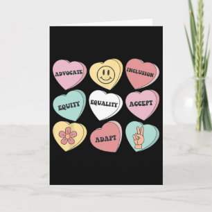 Retro Sped Teacher Advocate Equity Adapt Conversat Card