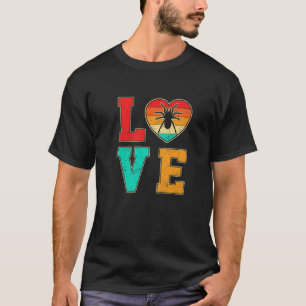 Retro Spider Love Valentines Day Heart Animals Lov T-Shirt
