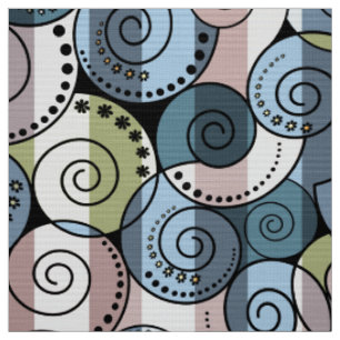 Retro, spiral fabric