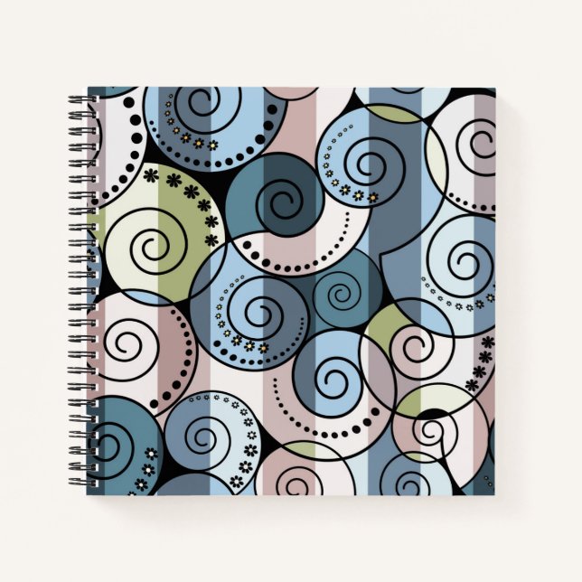 Retro, spiral notebook (Front)