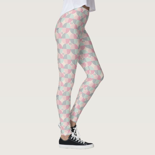 Retro Spiral Vibes Leggings (Right)