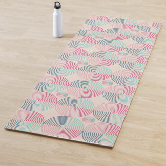 Retro Spiral Vibes Yoga Mat