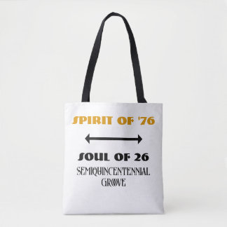 Retro Spirit of '76 Soul of '26 Tote Bag
