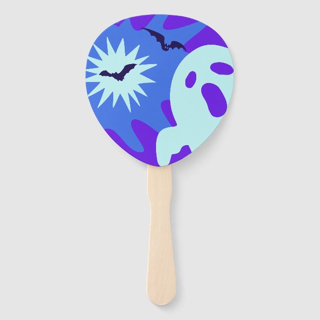 Retro Spooktacular Halloween Party Hand Fan (Front)
