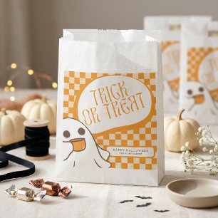 Retro Spooky Cute Ghost Halloween Favour Bags