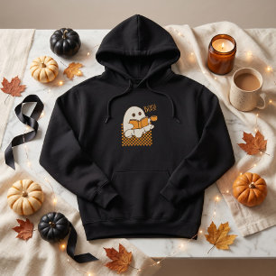 Retro Spooky Cute Ghost Halloween Hoodie