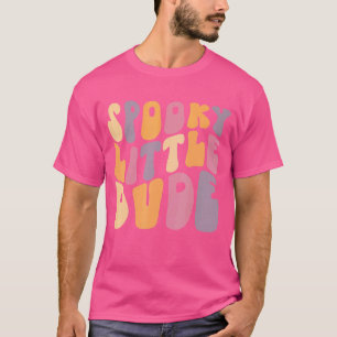 Retro Spooky Little Dude Kids Halloween Spooky Se T-Shirt