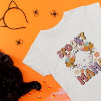Retro Spooky Mama Ghost halloween 80s Vibe
