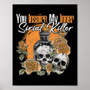 Retro Spooky Season - You Inspire My Inner Serial  Poster