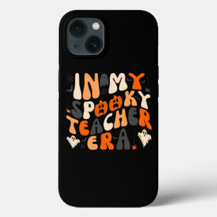 Retro Spooky Teacher Halloween iPhone 13 Case