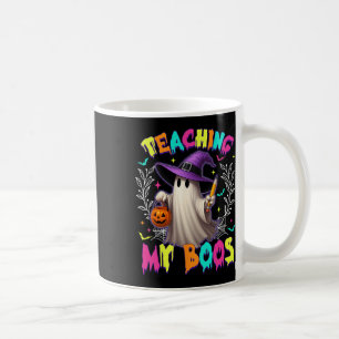 Retro Spooky Teacher Teaching My Boos Halloween Gh Coffee Mug