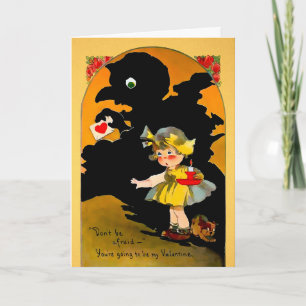 Retro Spooky Valentine's Day Card