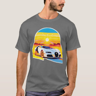 Retro Sports Car Design girl retro T-Shirt