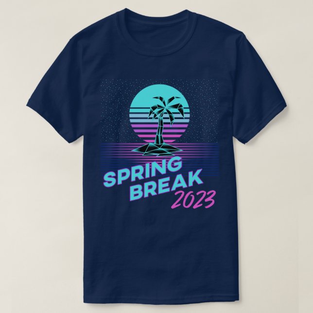 Retro Spring Break 2023 T-Shirt (Design Front)