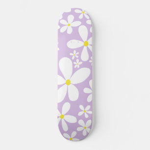 Retro Spring Daisies #1 #decor #art Skateboard