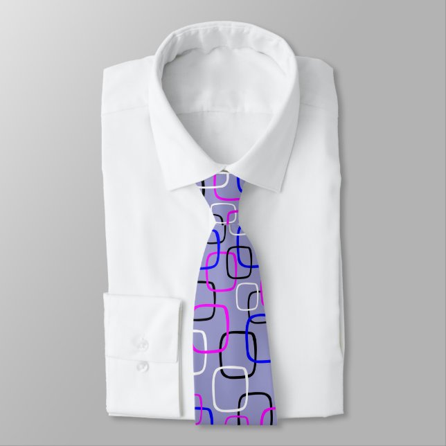 Retro Squares - 9999CC Tie (Tied)