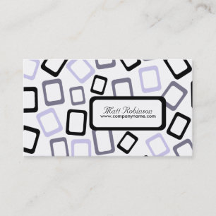 Retro Squares Business Cards
