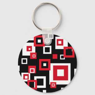 Retro squares - Keychain