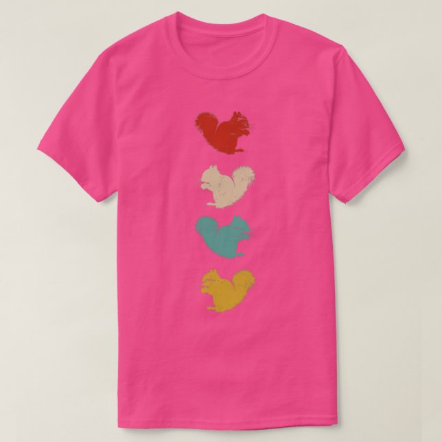 Retro Squirrel T-Shirt (Design Front)