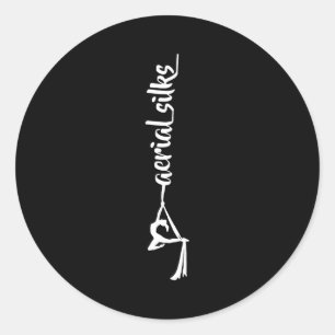 Retro Srt Aerial Silks Quote Funny Basic Classic Round Sticker