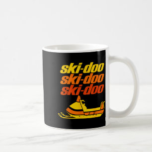 Retro Srt Quote Ski Doo Vintage Snowmobiles Funny Coffee Mug