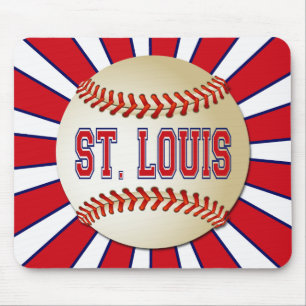 RETRO ST LOUIS BASEBALL MOUSE MAT