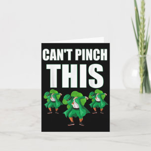 Retro St Patrick's Day Can't Nch This Card