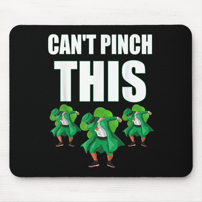 Retro St Patrick's Day Can't Nch This  Mouse Mat (Front)