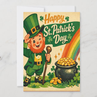 Retro St. Patrick's Day Card