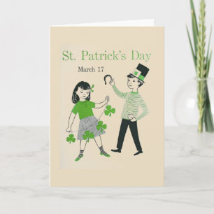 Retro St. Patrick's Day Greeting Card
