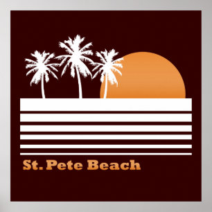 Retro St Pete Beach Poster
