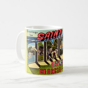 Retro St Simons Island Mug