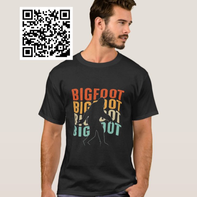 Retro Stacked Bigfoot T-Shirt (Creator Uploaded)