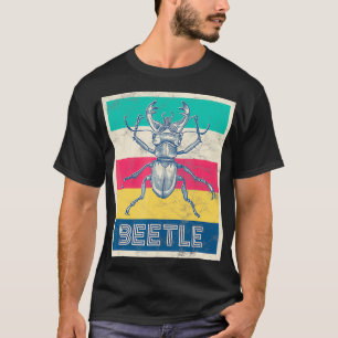 Retro Stag Beetle Gift in Vintage Design T-Shirt