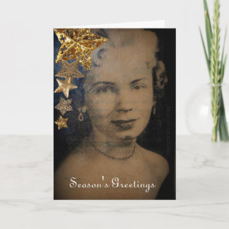 'Retro Star' Christmas Card