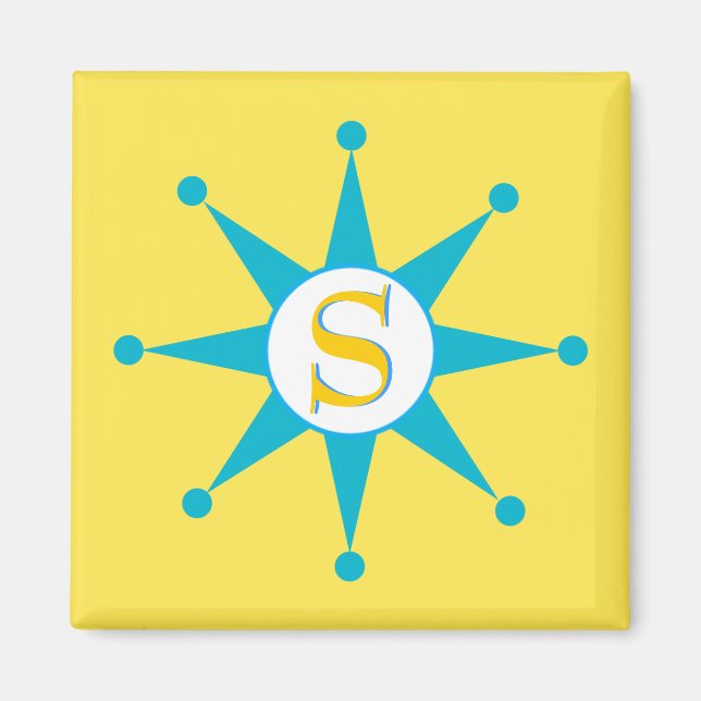 Retro Star Magnet (Front)