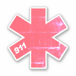  Retro Star of Life EMS 911