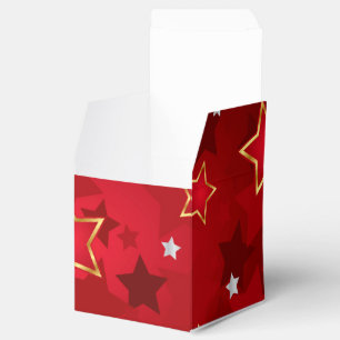 Retro Star Pattern Favour Box