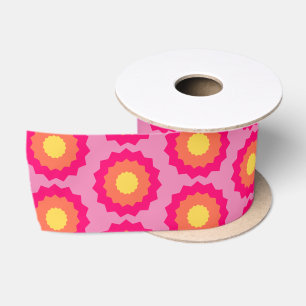 Retro Star  Satin Ribbon