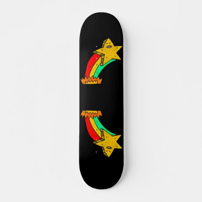 Retro Star Skateboard (Front)