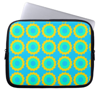 Retro Star Turquoise & Yellow iPhone / iPad case