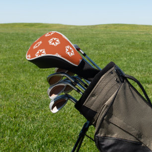 Retro Starburst Pattern Boho Decor Golf Head Cover