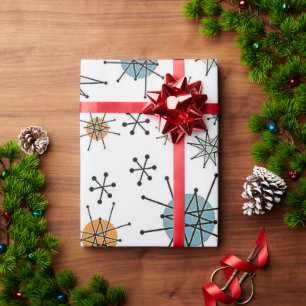 Retro Starburst Wrapping Paper